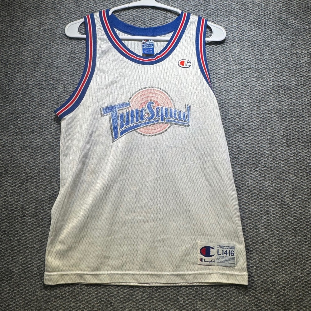 Vintage Champion Space Jam Tune Squad Jersey Michael Jordan 23 Youth L USA Made